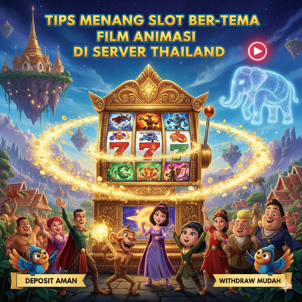 Tips Menang Slot Bertema Film Animasi di Server Thailand